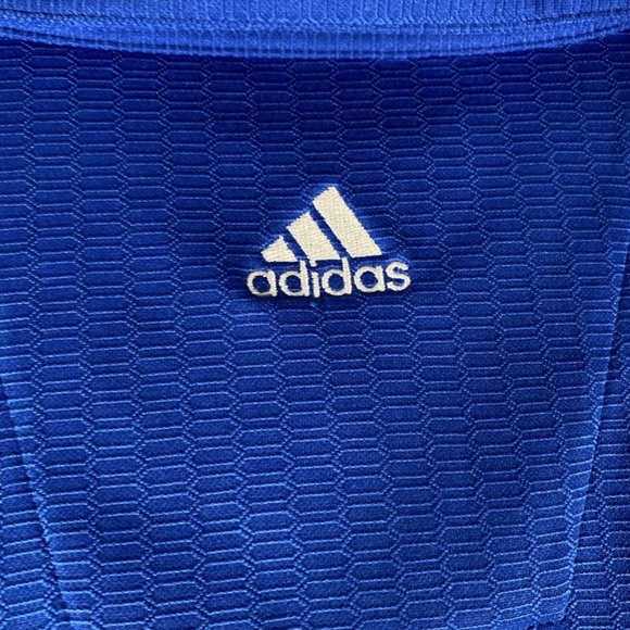 Adidas Polo Shirt Men's XL Blue Golf Performance Climacool Athletic Activewear - Picture 7 of 10